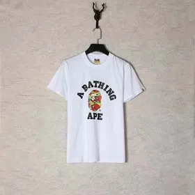 APE letter couple half-sleeved ape round neck print short-sleeved T-shirt（15 styles)-1807  