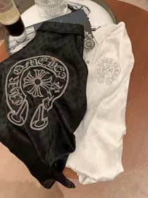 Chrome Hearts Hot Drill Satin Long Sleeve Shirt-6627  